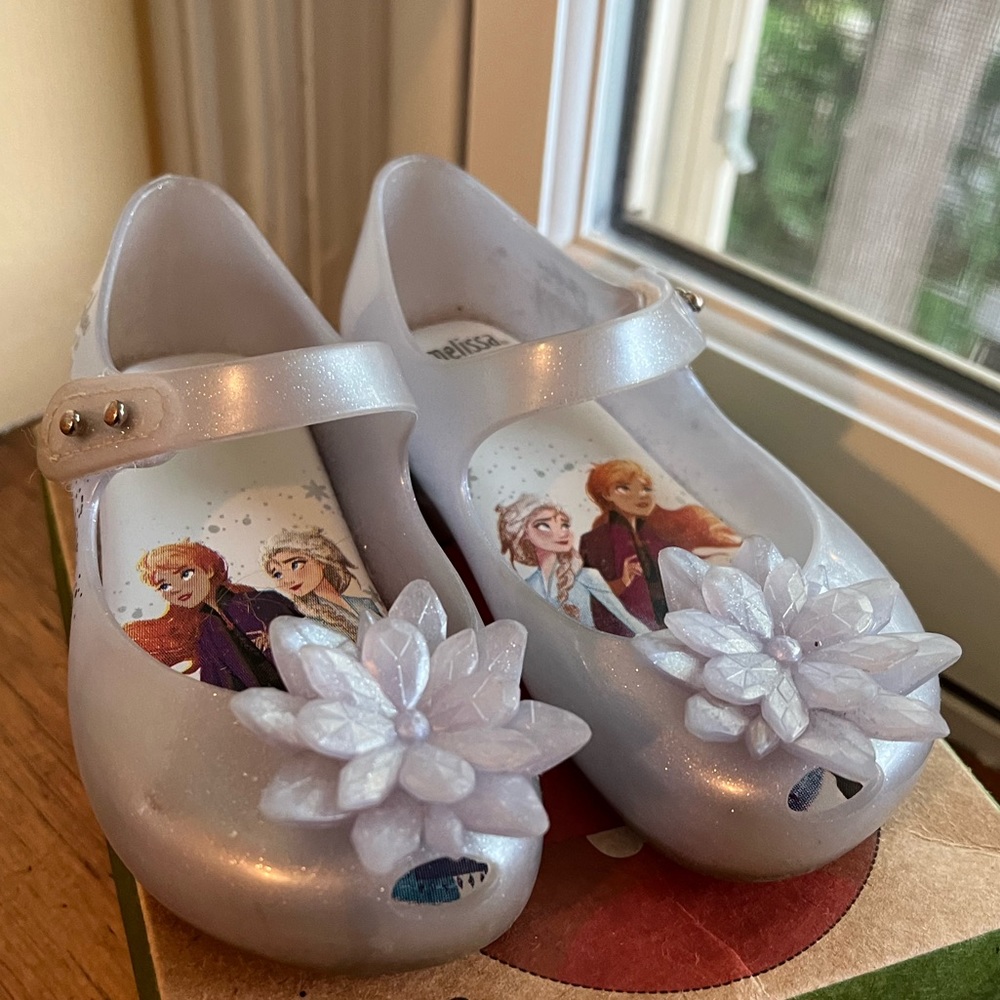 Mini Melissa frozen maryjane jelly shoes